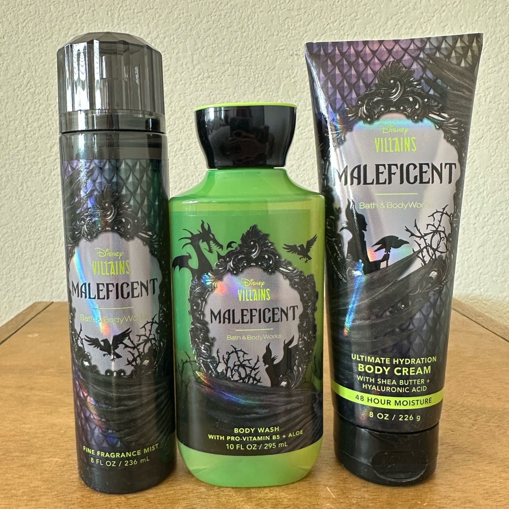 NEW Disney Villains MALEFICENT body care Set NEW